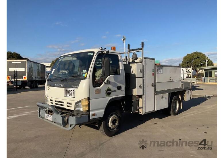 caption 2006 Isuzu NPR 400 Service Body
