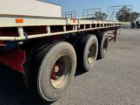 Trailer Flat Top Freighter 41ft Tri 1989 3 way twist locks SN1660 - picture0' - Click to enlarge