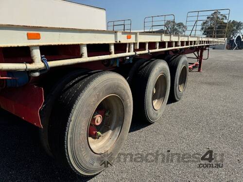 Trailer Flat Top Freighter 41ft Tri 1989 3 way twist locks SN1660