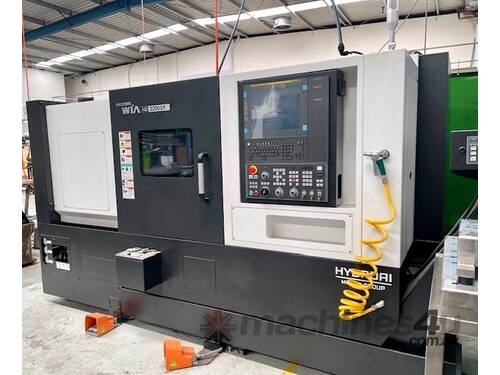 Hyundai WIA HD2200SY CNC Lathe with FANUC Oi plus controller and STD accessories