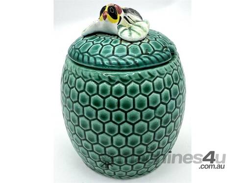 C.1970'S VINTAGE JAPANESE CERAMIC HONEY POT 