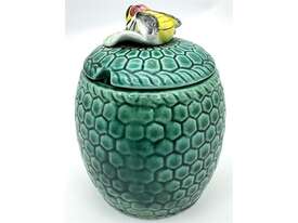 C.1970'S VINTAGE JAPANESE CERAMIC HONEY POT  - picture0' - Click to enlarge