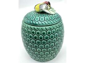 C.1970'S VINTAGE JAPANESE CERAMIC HONEY POT  - picture1' - Click to enlarge