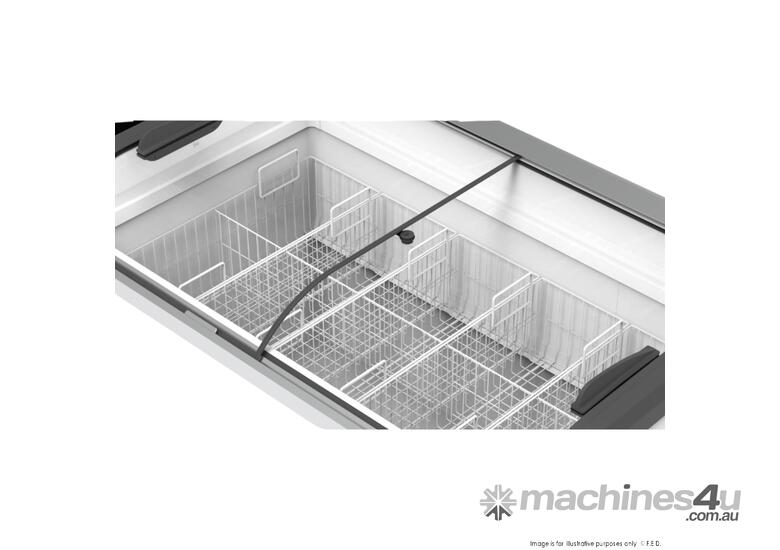 Thermaster Heavy Duty Supermarket Glass Sliding Lid Freezers 636L - SD-666K