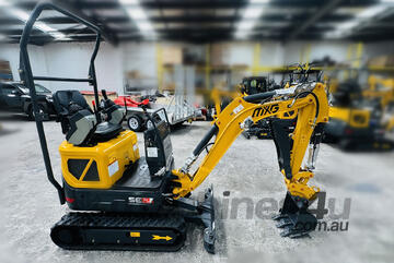 MXG SE12SR digger 3 cylinder kubota diesel engine swing boom, extendable tracks,rops foldable frame