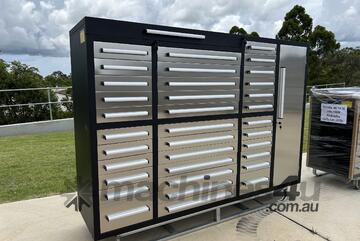 35 Drawer Stainless Steel Tool Storage Chest