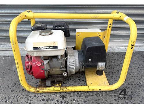 caption HONDA GENSAFE GS35KVAWC GENERATOR