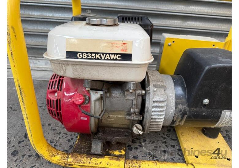 caption HONDA GENSAFE GS35KVAWC GENERATOR