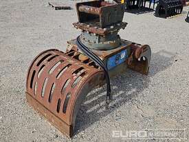 Rotating Grapple to suit 20t Excavator, Ears 335mm, Centres 450mm, Pins 80mm, 4 Hose set up  - picture0' - Click to enlarge