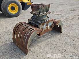 Rotating Grapple to suit 20t Excavator, Ears 335mm, Centres 450mm, Pins 80mm, 4 Hose set up  - picture1' - Click to enlarge