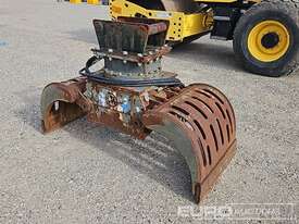 Rotating Grapple to suit 20t Excavator, Ears 335mm, Centres 450mm, Pins 80mm, 4 Hose set up  - picture2' - Click to enlarge