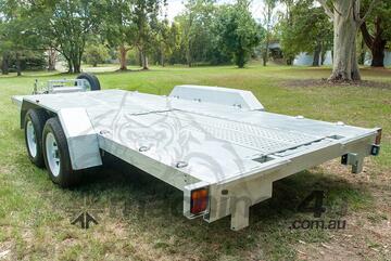 16.4Ft Tandem Axle Hot Dip Galvanised Car Trailer 3500KG ATM