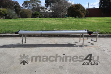 Industrial Food Grade Jacketed Stainless Steel Heat Exchanger - 9m Long