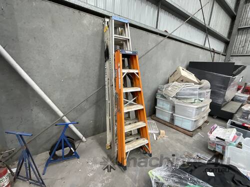 3x Assorted Step Ladders