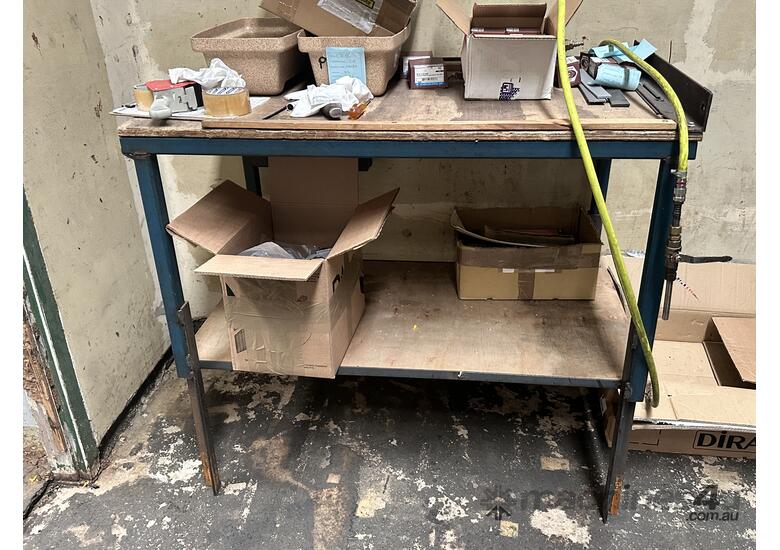 caption Contingency For Assorted Work Benches (Storage)