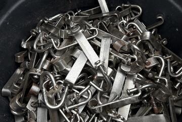 Slides Steel small stock 200mm long