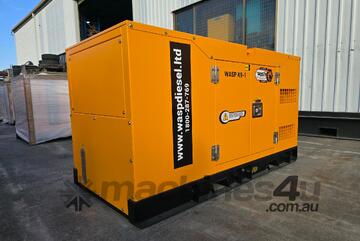 9 KVA SINGLE PHASE WASP/KUBOTA-STAMFORD SILENCED INDUSTRIAL DIESEL GENERATOR
