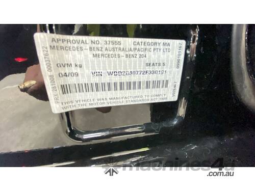 2009 Mercedes-Benz C-Class C63 AMG Sedan Petrol (Auto)