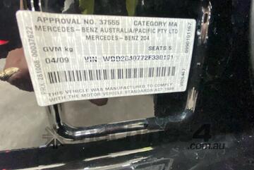 2009 Mercedes-Benz C-Class C63 AMG Sedan Petrol (Auto)