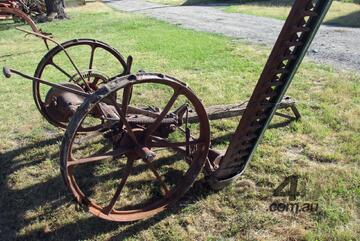 Horse Drawn McCormick Deering Big 6 Mower