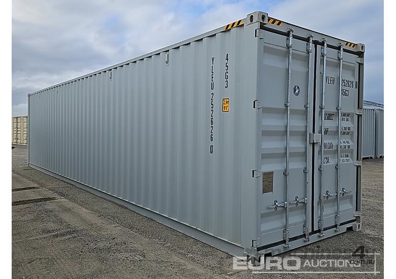 2026 40HC Container, Lock Box, Four Doors On The Side 