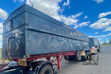 WHITE TOA tri axle grain trailer