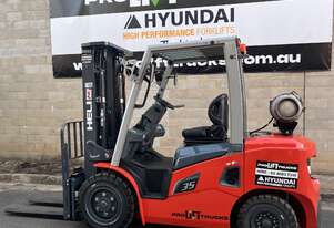 Heli 3.5T 4700mm 3 Stage Brand New Forklift