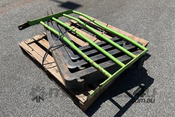 Pallet of Forklift Tines and Fencing - Unreserved