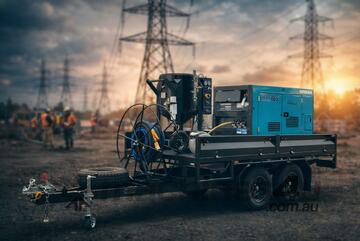 RapidBlast Mobile Dustless Blasting Contractor Trailer Package