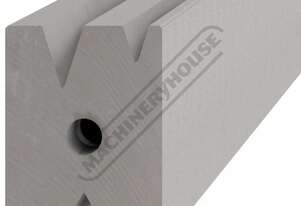 60mm Die Block Pressbrake Tooling DB60-3200 60mm x 85mm (W x H) 3200mm Long (Suits die rail type)