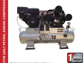 35CFM 120 Lt Petrol Engine Compressor - picture0' - Click to enlarge
