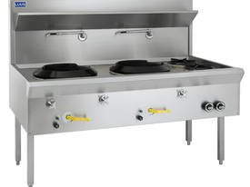 Luus WF-2C2B Dual Traditional Wok, Open Burner - picture0' - Click to enlarge