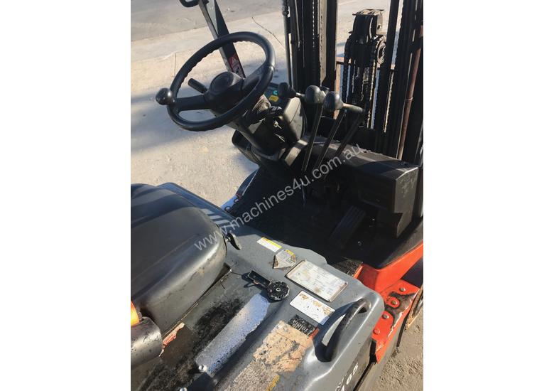 caption Used Toyota 7FBE18 Electric forklift
