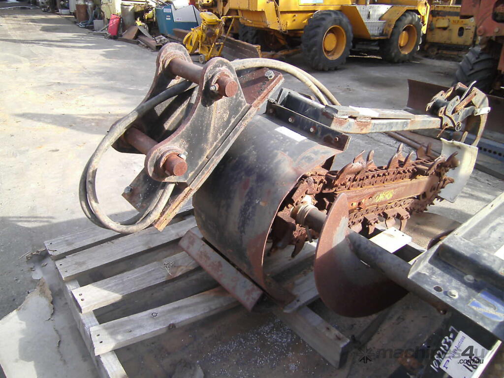 Used 2010 digger digger trencher attachment bigfoot Excavator Saw in