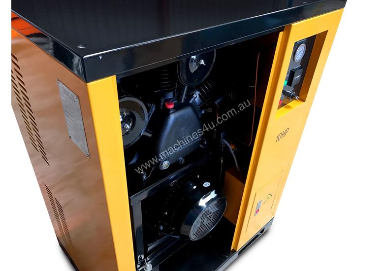 Click to view full size photos Silenced Piston Air Compressor- Electric 48 CFM