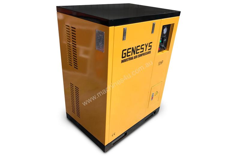 Click to view full size photos Silenced Piston Air Compressor- Electric 48 CFM