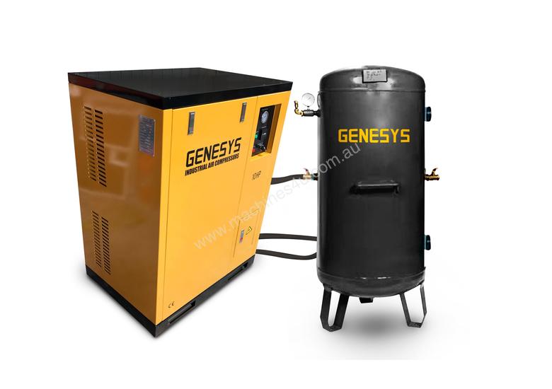 Click to view full size photos Silenced Piston Air Compressor- Electric 48 CFM