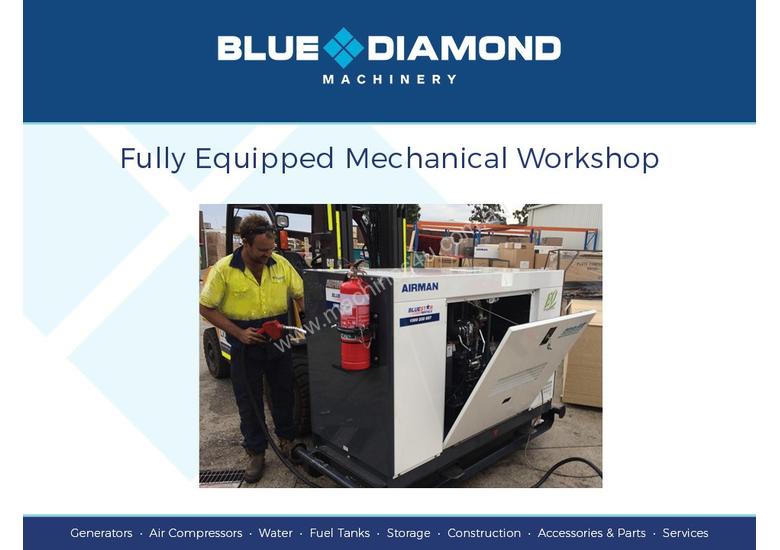 Click to view full size photos Silenced Piston Air Compressor- Electric 48 CFM