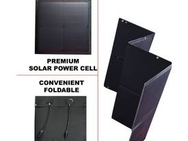 12V 120W 8-Panel Foldable Black Silicon Solar Pane - picture1' - Click to enlarge