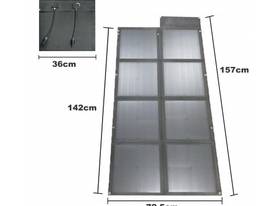 12V 120W 8-Panel Foldable Black Silicon Solar Pane - picture2' - Click to enlarge