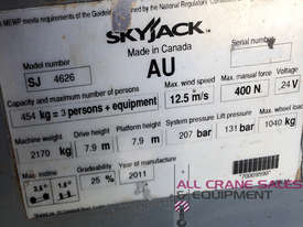 454KG SKYJACK SCISSORLIFT 2011 - ACS - picture2' - Click to enlarge