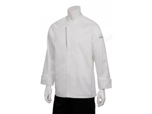 Chef Works ECRO-WHT Trieste Premium Cotton Chef Jacket White