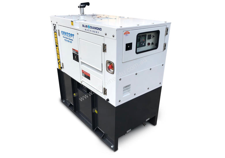 caption 22 KVA Diesel Generator Long Range PERKINS Engine - 415V - 3 Years Warranty