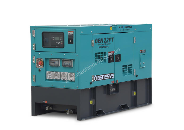 caption 22 KVA Diesel Generator Long Range PERKINS Engine - 415V - 3 Years Warranty