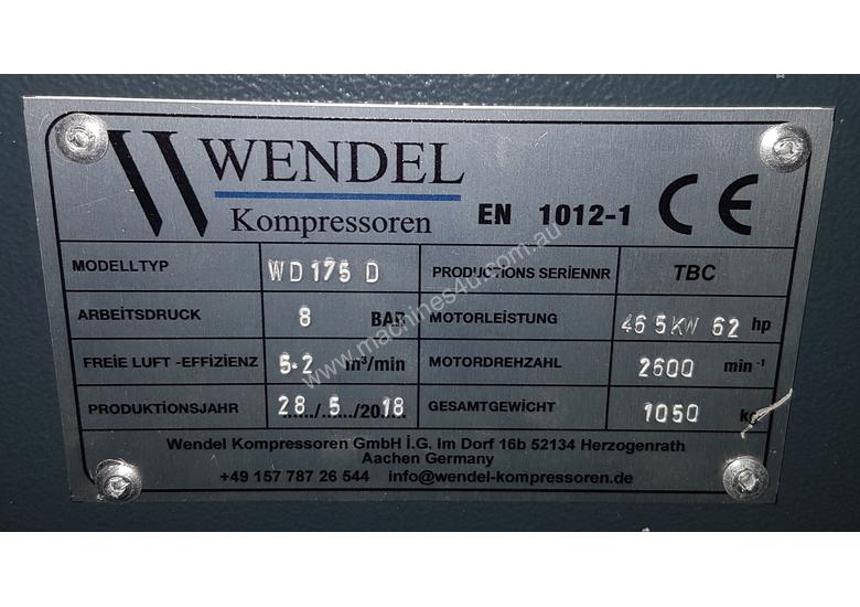 caption Diesel Portable Air Compressor 185cfm 102psi WENDEL KOMPRESSOREN