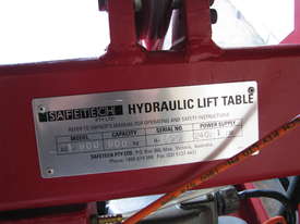 Safetech 900kg Scissor Lift Table with Turntable - 1300 x 1150 mm - picture1' - Click to enlarge
