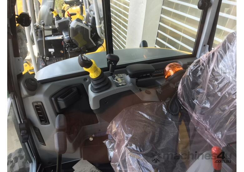 caption NEW EZ36 CABIN EXCAVATOR