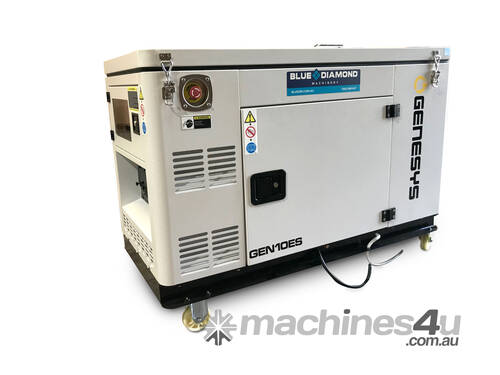 10 kVA Diesel Generator 240V – Compact Water Cooled Generator - 2 Years Warranty