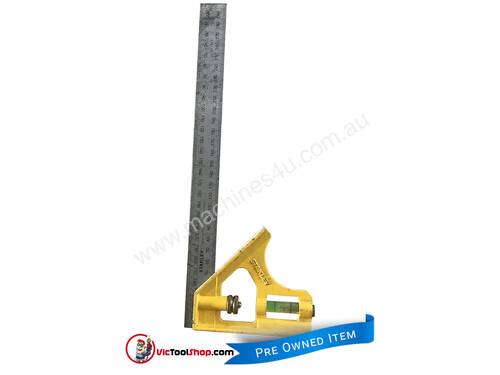 Stanley Metric Combination Square Chrome Face 