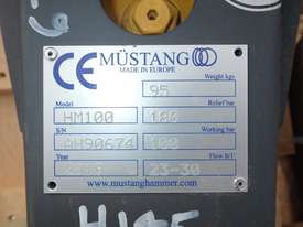 Mustang HM100 Hydraulic Hammer to suit Mini Excavator - picture2' - Click to enlarge